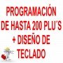 PROGRAMACION HASTA 200 ARTICULOS+DISEÑO TECLADO